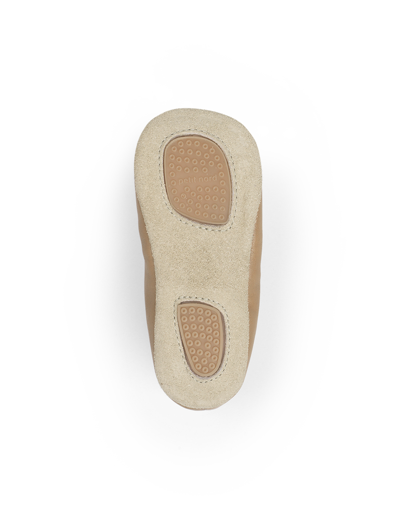 Petit Nord Ballerina Shoe with Elastic Indoor Shoes Latte 021