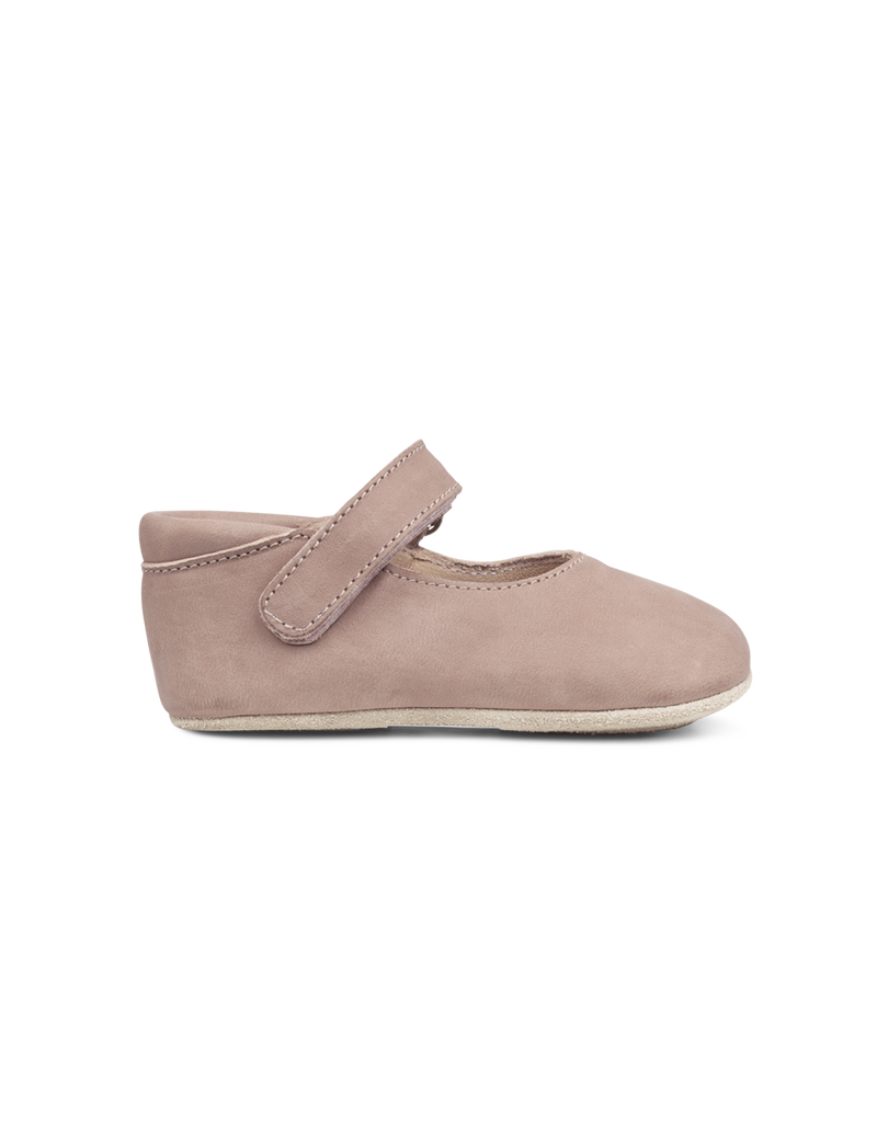 Petit Nord Ballerina Shoe with Velcro Indoor Shoes Old rose 020