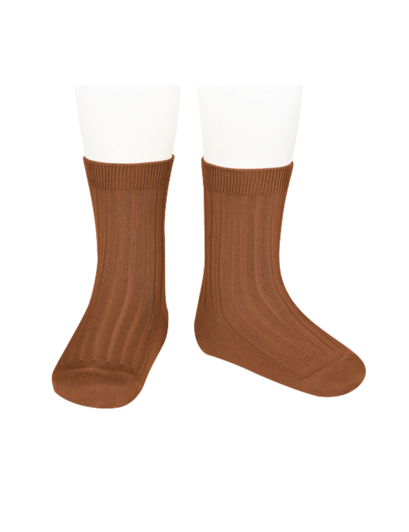 Petit Nord Basic Rib Short Socks Socks Oxide 696