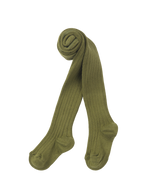 Basic Rib Tights - Seaweed