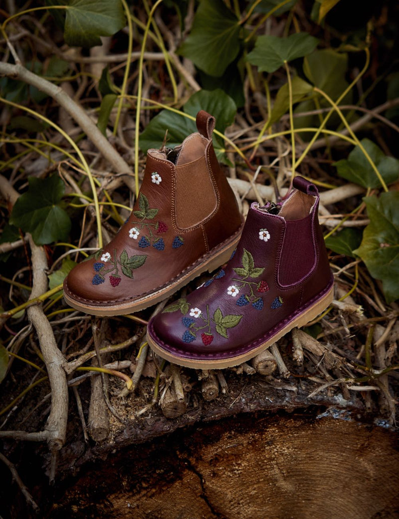 Petit Nord Blackberries Ankle Boot Boots Plum 075