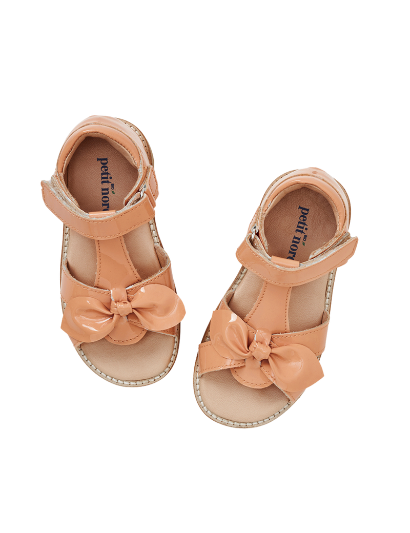 Petit Nord Bow Sandal Sandals Apricot 086