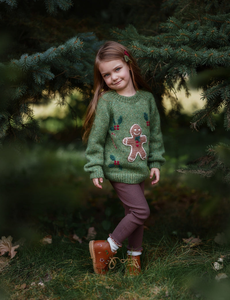 Petit Nord Christmas Scallop Boot Low Boot Shoes Cognac 002