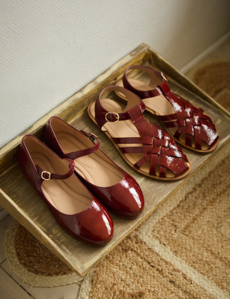Petit Nord Florence Sandal Women Ox Blood 144