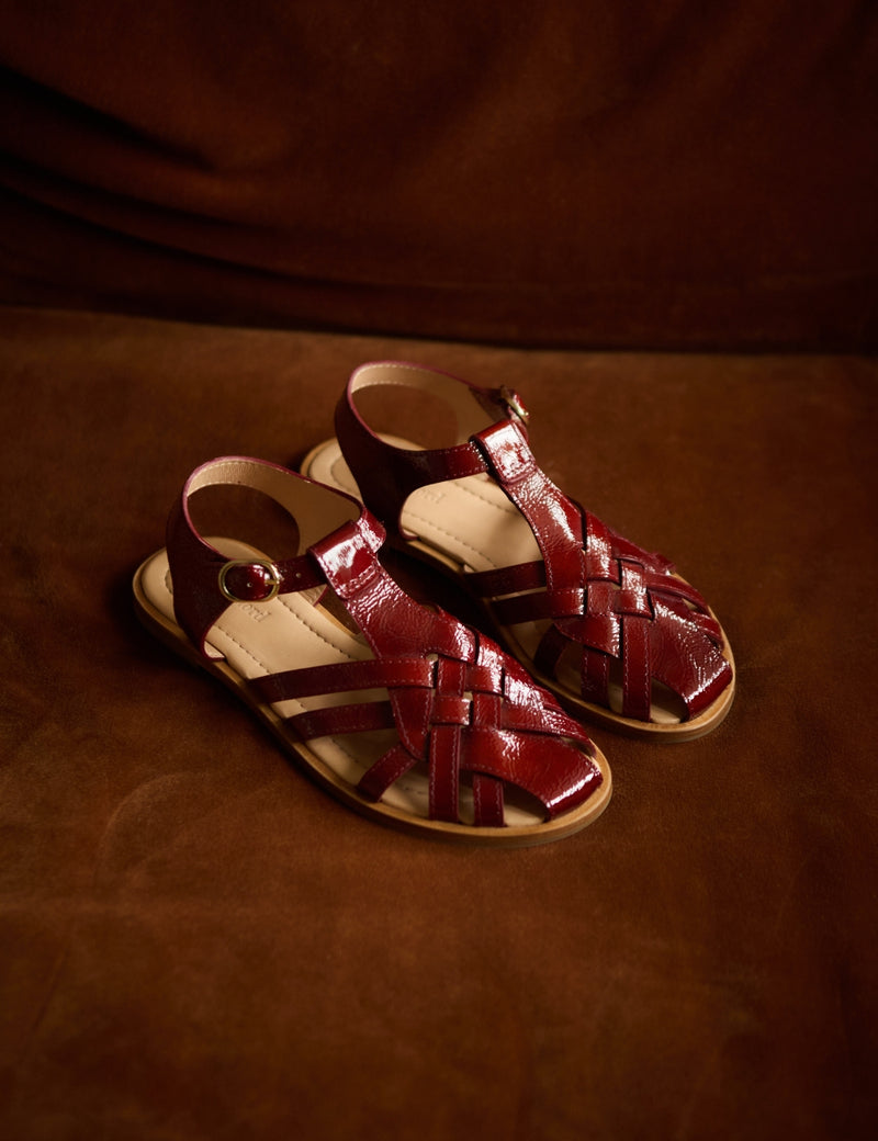 Petit Nord Florence Sandal Women Ox Blood 144