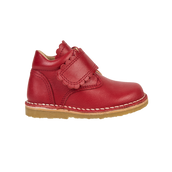 Scallop Velcro Boot - Poppy