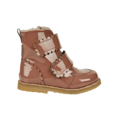 Scallop Winter Boot - Rose Clay Patent