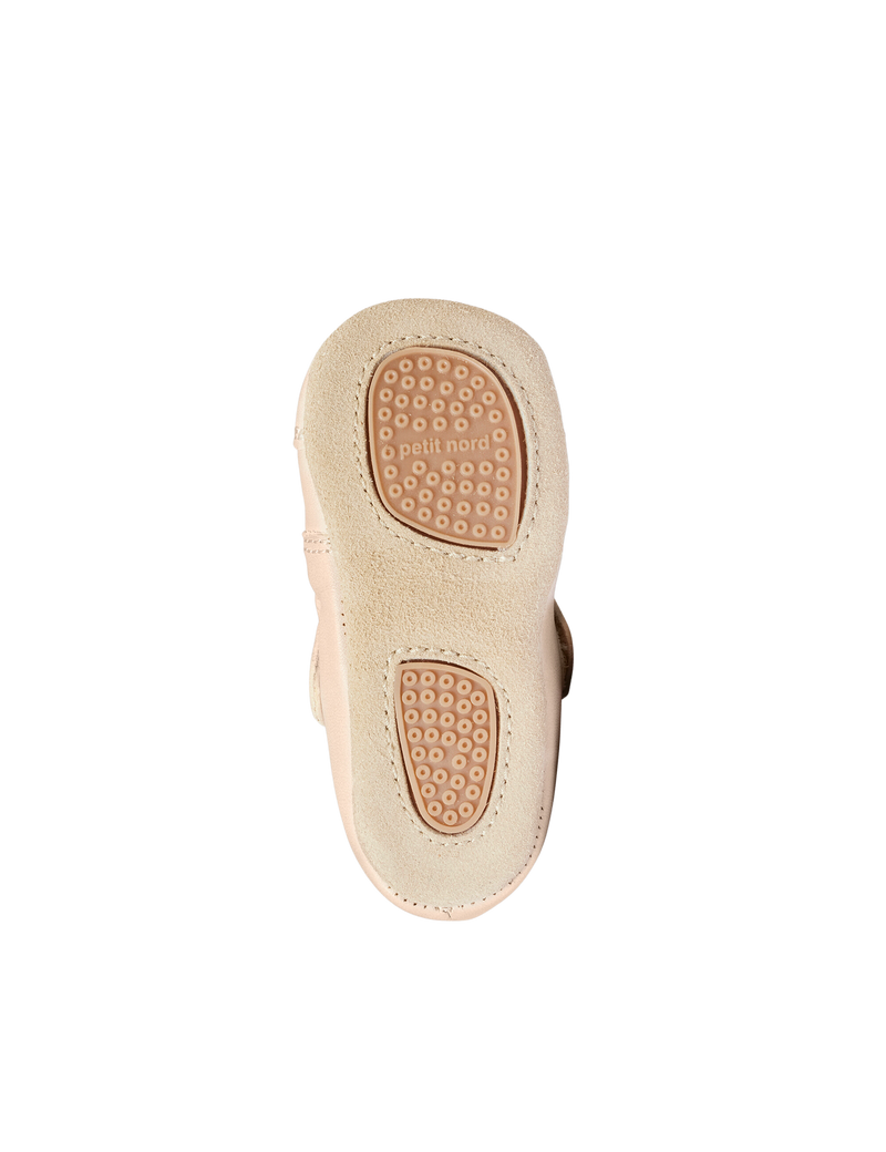 Petit Nord Shoe with Velcro Indoor Shoes Cream 052