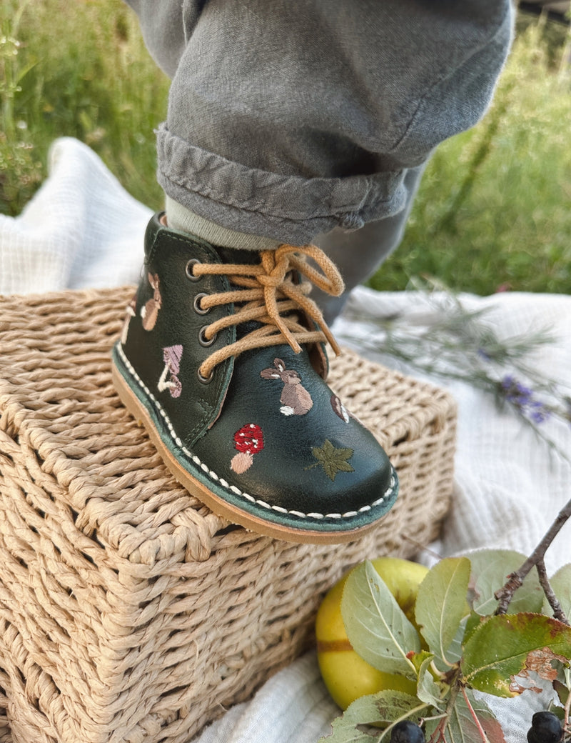Petit Nord Woodland Classic Boot Low Boot Shoes Kale 068