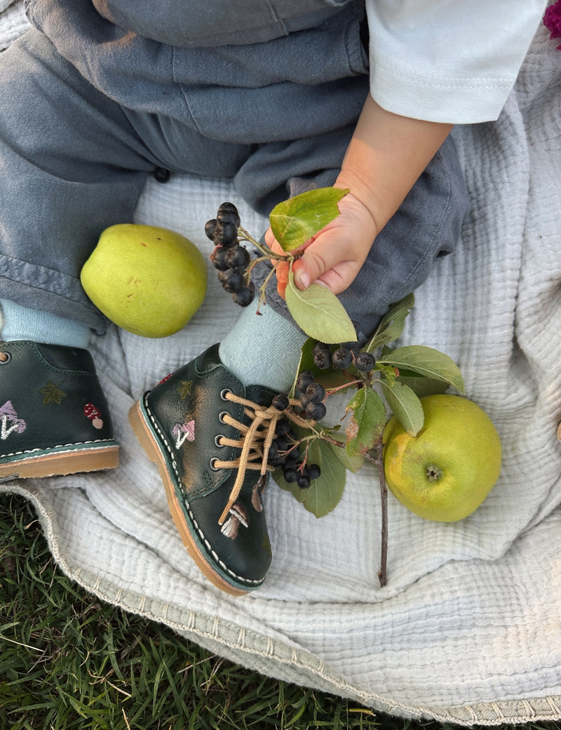 Petit Nord Woodland Classic Boot Low Boot Shoes Kale 068